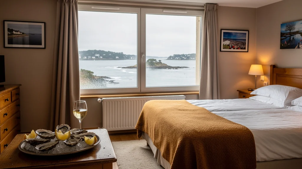 Une chambre avec vue sur le golfe testée hors saison, chauffage compris